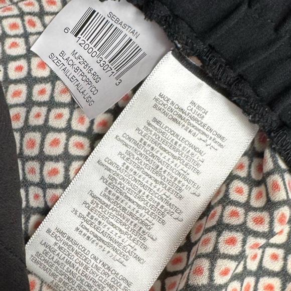 BCBG MaxAZria Sebastian print pants size large - Picture 3 of 4